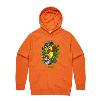 LION - Mens Pocket Hoodie - FRONT PRINT