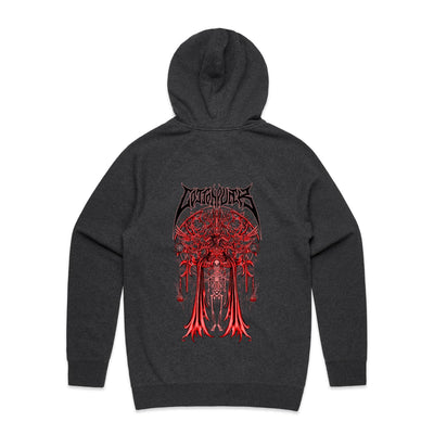 HELLEVATION - Mens Pocket Hoodie - BACK PRINT