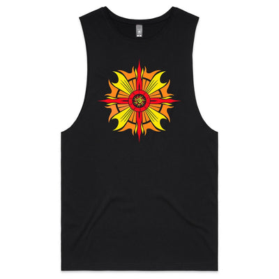 SUNDANCE II - Mens Sleeveless T-Shirt - FRONT PRINT