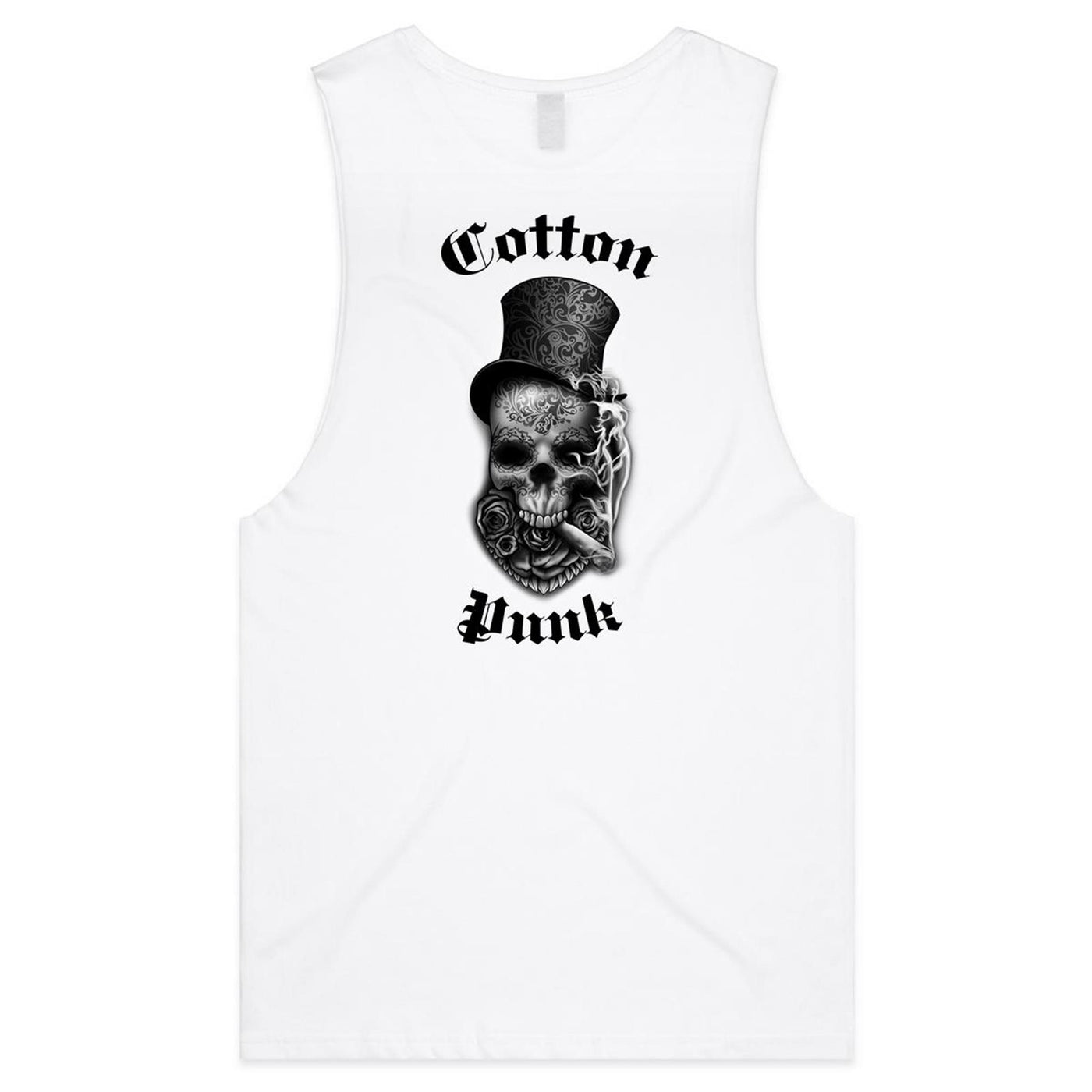 PLAY HARD - Mens Sleeveless T-Shirt - BACK PRINT