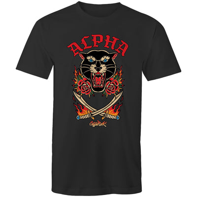 ALPHA - Mens T-Shirt - FRONT PRINT