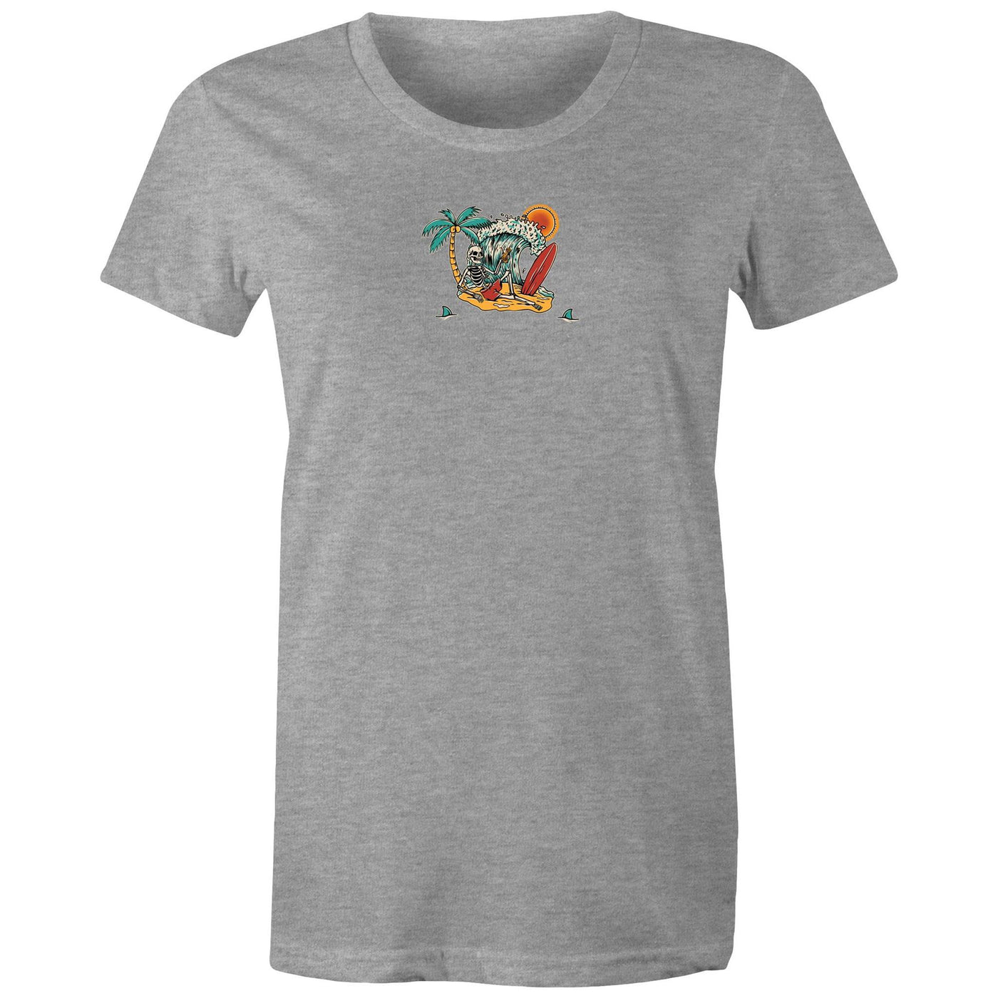 SHAKA (W) - Womens T-Shirt - BACK PRINT