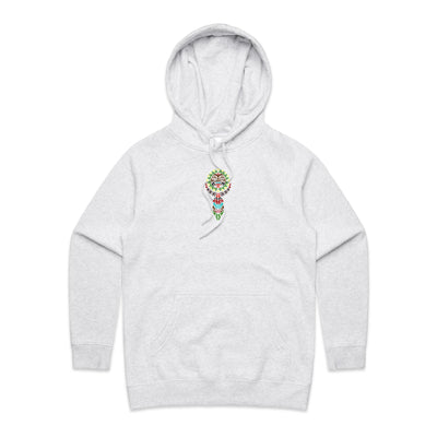 PAINKILLA (W) - Womens Pocket Hoodie - BACK PRINT