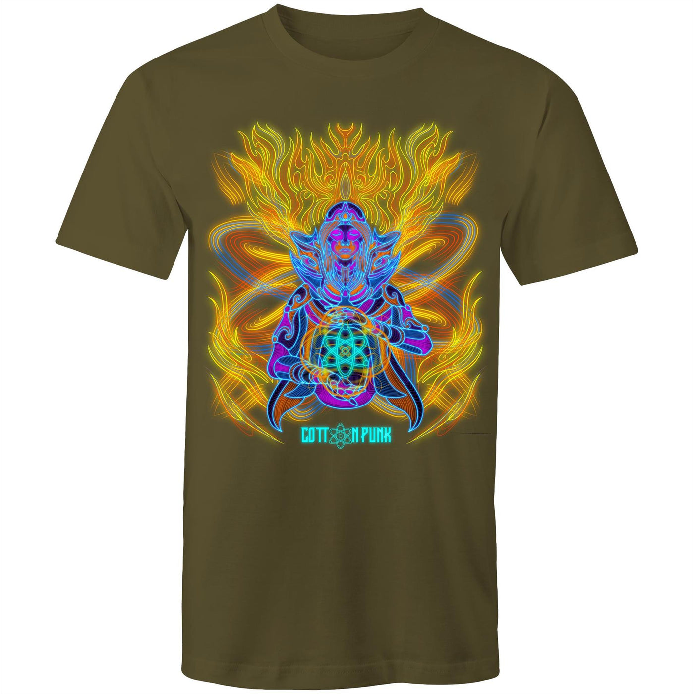 COSMIC ENERGY INFERNO - Mens T-Shirt - FRONT PRINT