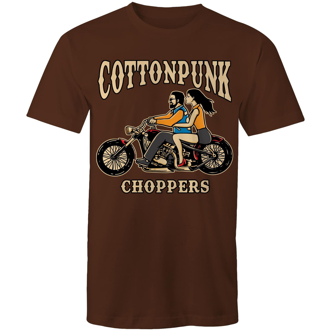 COTTONPUNK CHOPPERS - Mens T-Shirt - FRONT PRINT