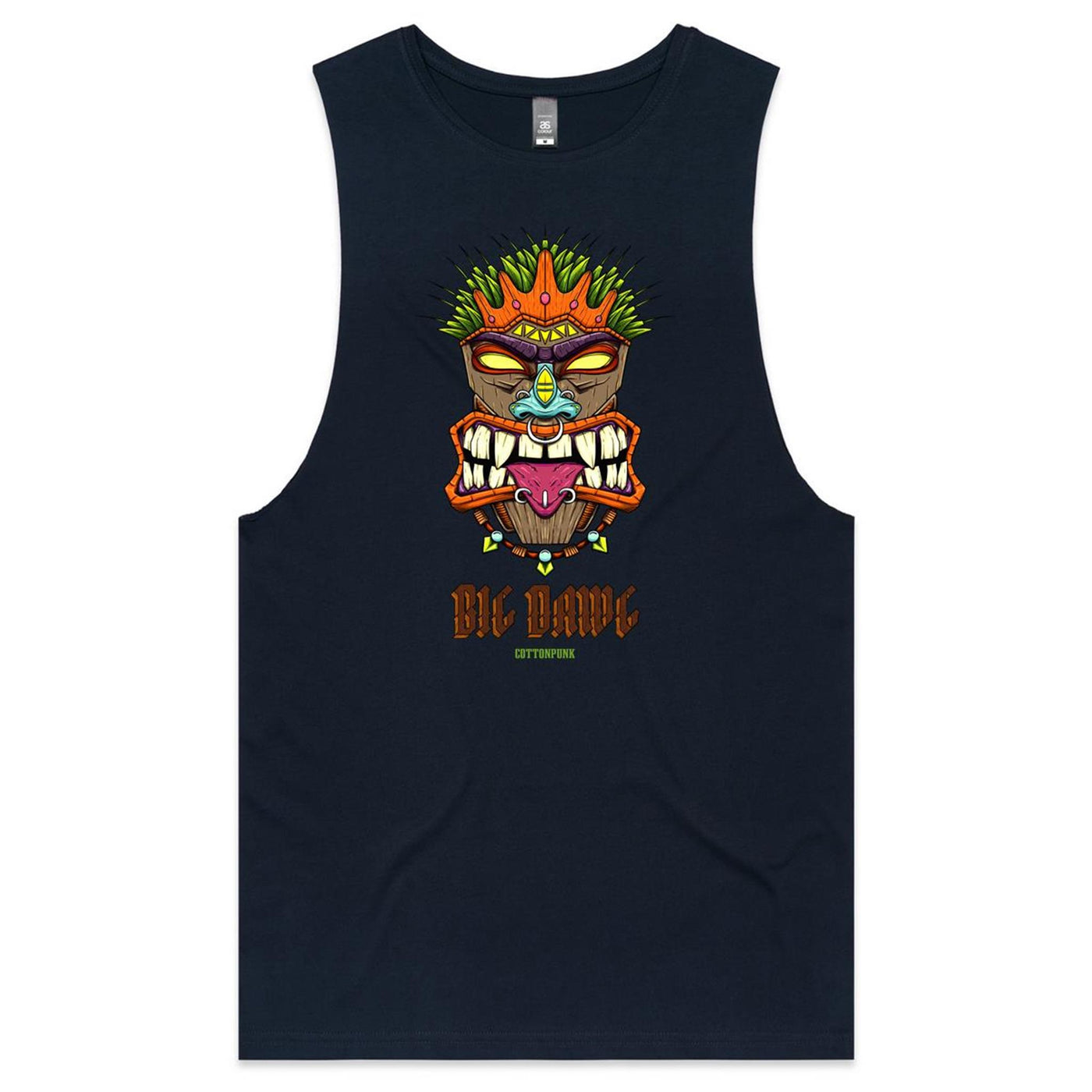 BIG DAWG - Mens Sleeveless T-Shirt - FRONT PRINT