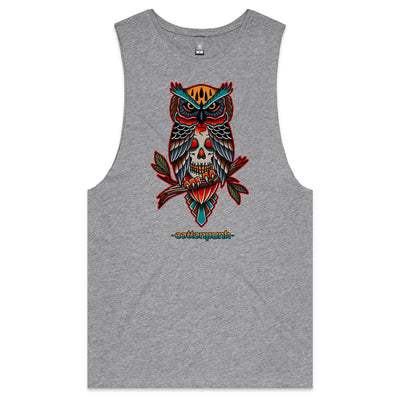 HIDEOUT - Mens Sleeveless T-Shirt - FRONT PRINT