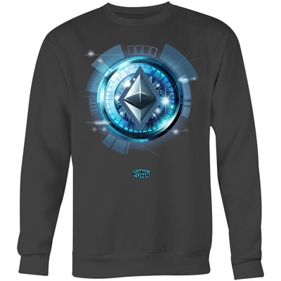 ETHEREUM - Mens Sweatshirt - FRONT PRINT