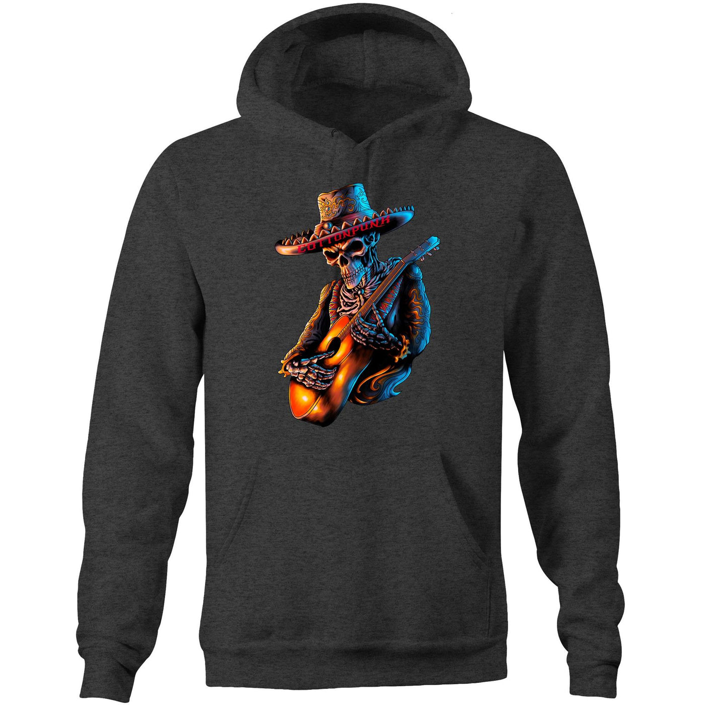 MARIACHI 2 - Mens Pocket Hoodie - FRONT PRINT