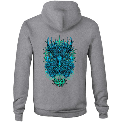 KEYMASTER II - Mens Pocket Hoodie - BACK PRINT