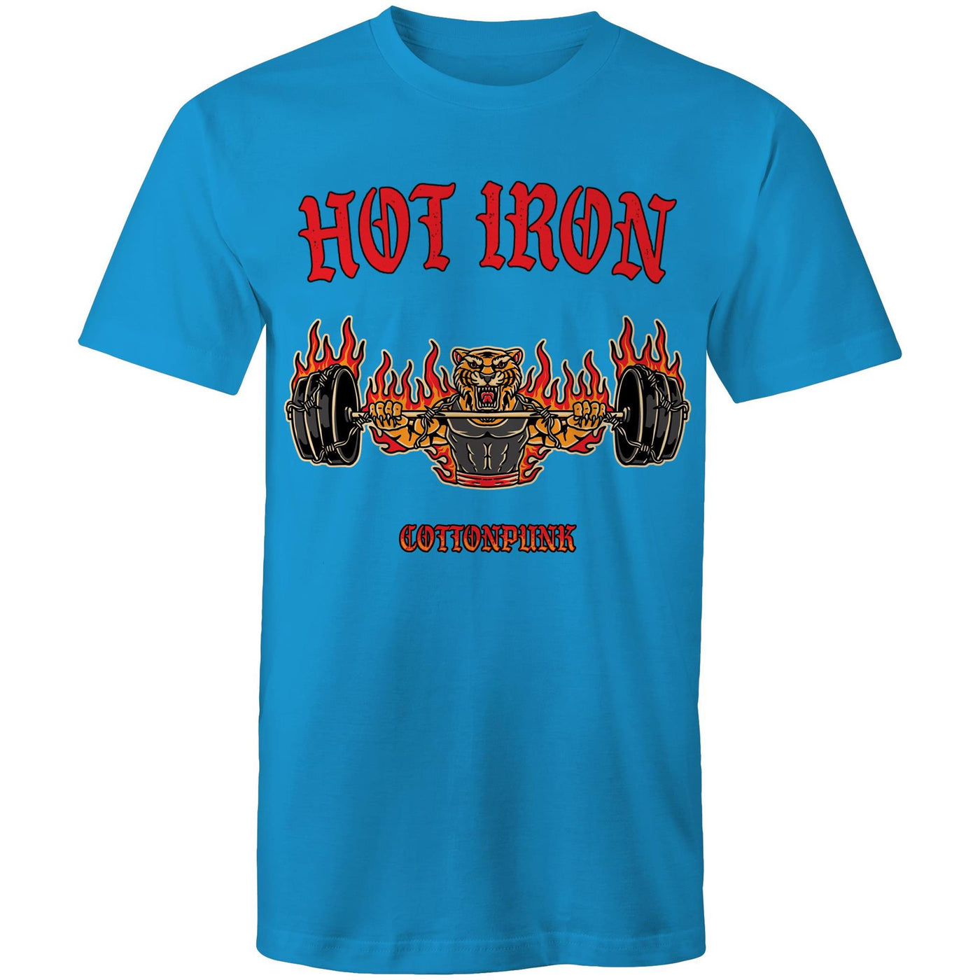 HOT IRON - Mens T-Shirt - FRONT PRINT