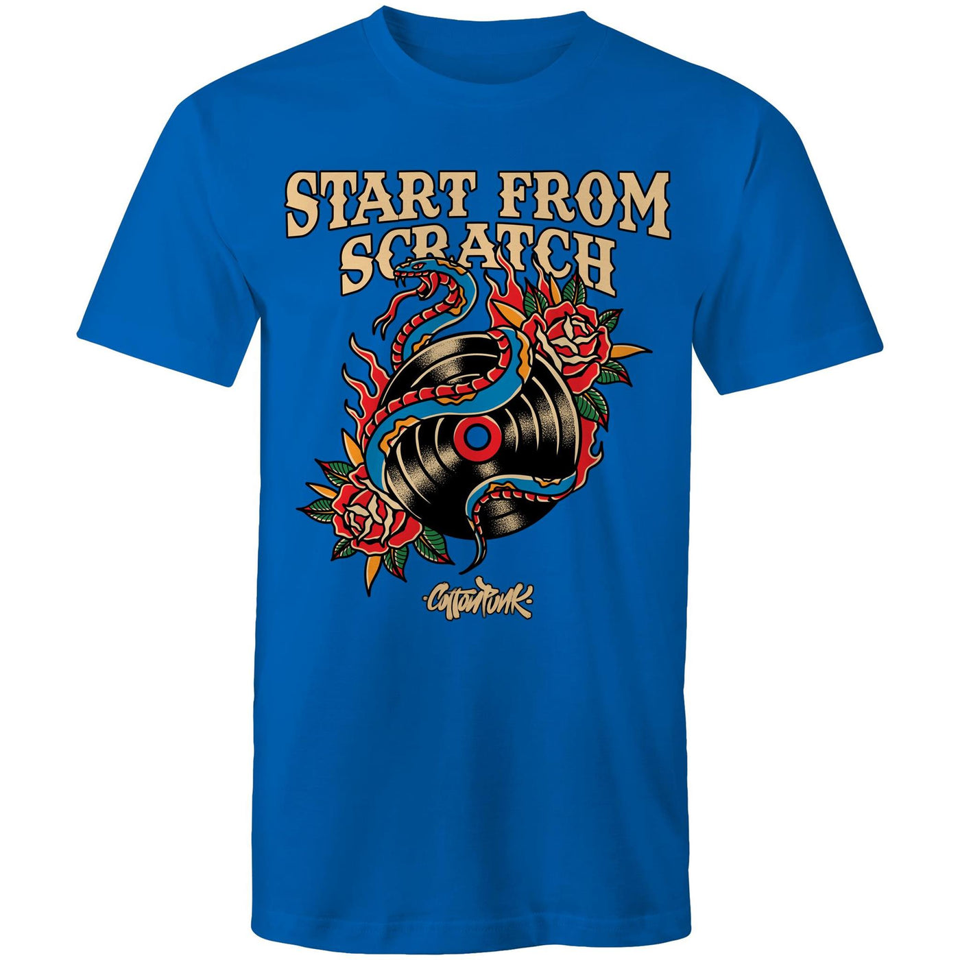 START FROM SCRATCH - Mens T-Shirt - FRONT PRINT