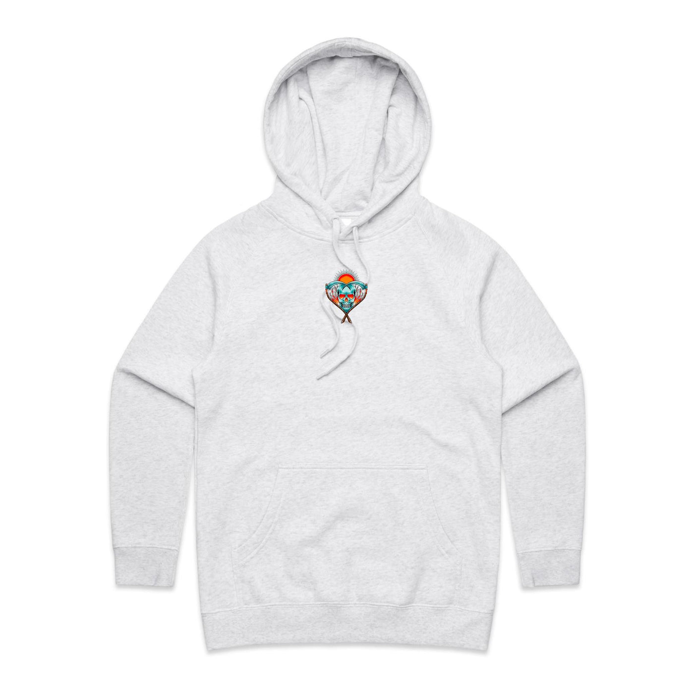 PRAY FOR BETTER TIMES (W) - Womens Pocket Hoodie - BACK PRINT