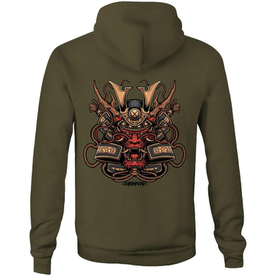 SPIRIT DRAGON - Mens Pocket Hoodie - BACK PRINT