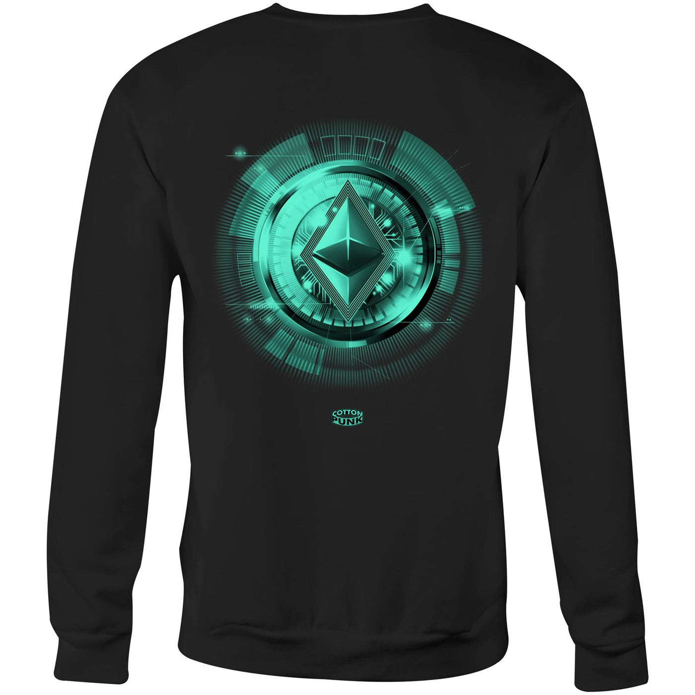 ETHEREUM III - Mens Sweatshirt - BACK PRINT