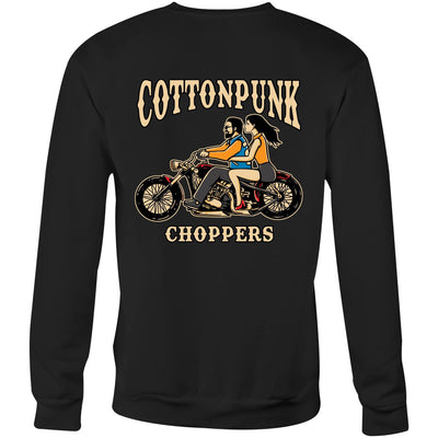 COTTONPUNK CHOPPERS - Mens Sweatshirt - BACK PRINT