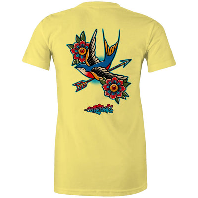 BIRD OF PREY (W) - Womens T-Shirt - BACK PRINT