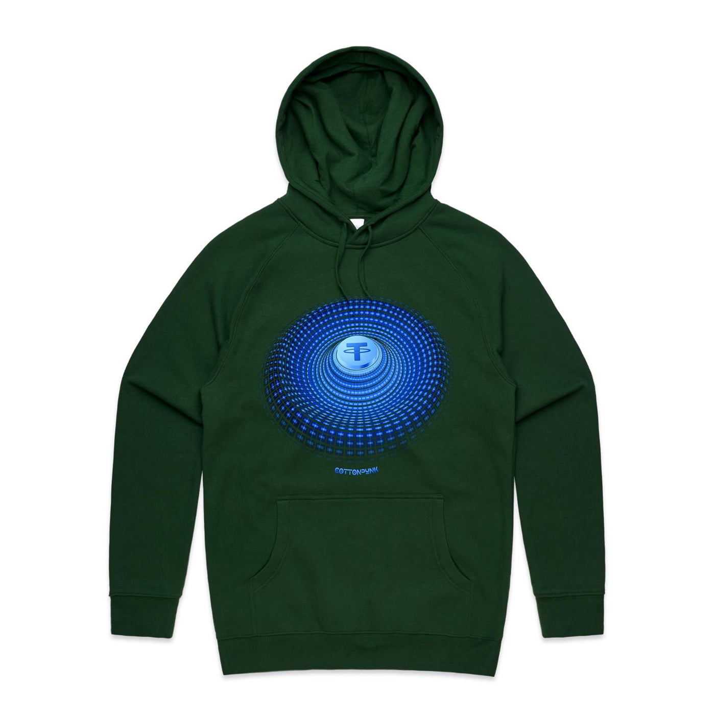 TETHER - Mens Pocket Hoodie - FRONT PRINT