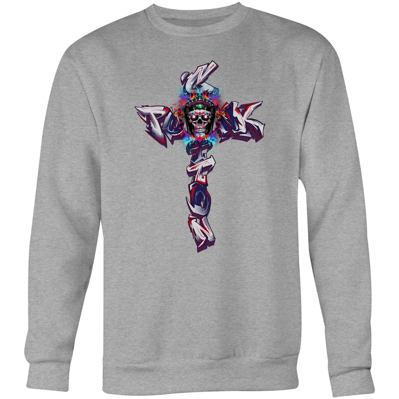 COTTONPUNK X CHILL - Mens Sweatshirt - FRONT PRINT