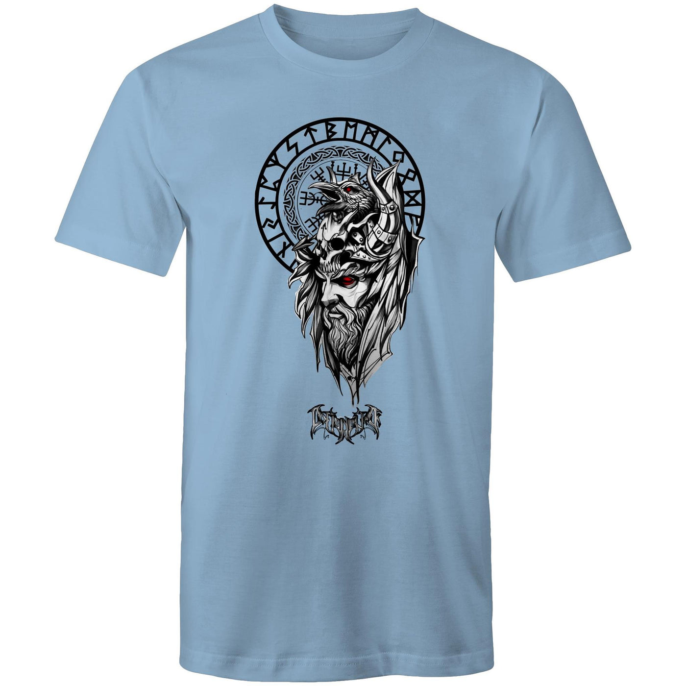 DARK WARRIOR - Mens T-Shirt - FRONT PRINT