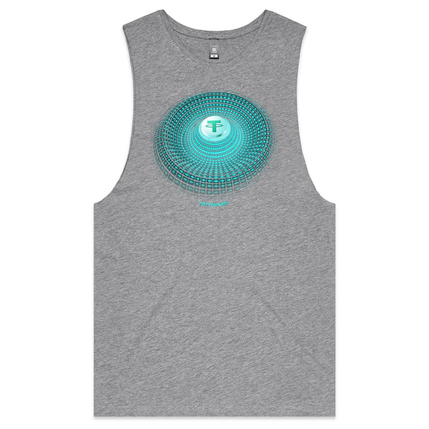 TETHER III - Mens Sleeveless T-Shirt - FRONT PRINT