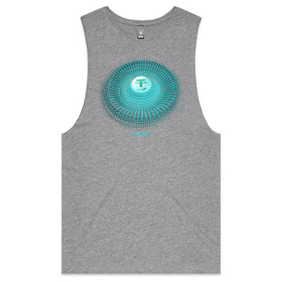 TETHER III - Mens Sleeveless T-Shirt - FRONT PRINT