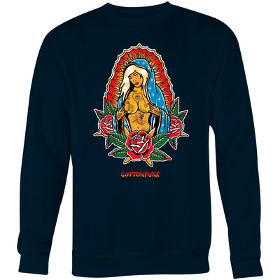 PRAY FOR BETTER TIMES (W) - Womens Sweatshirt - FRONT PRINT