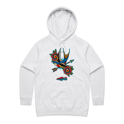 BIRD OF PREY (W) - Womens Pocket Hoodie - FRONT PRINT