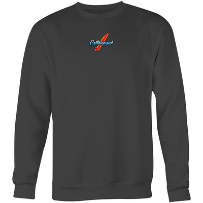 DYING FOR A SURF - Mens Sweatshirt - BACK PRINT