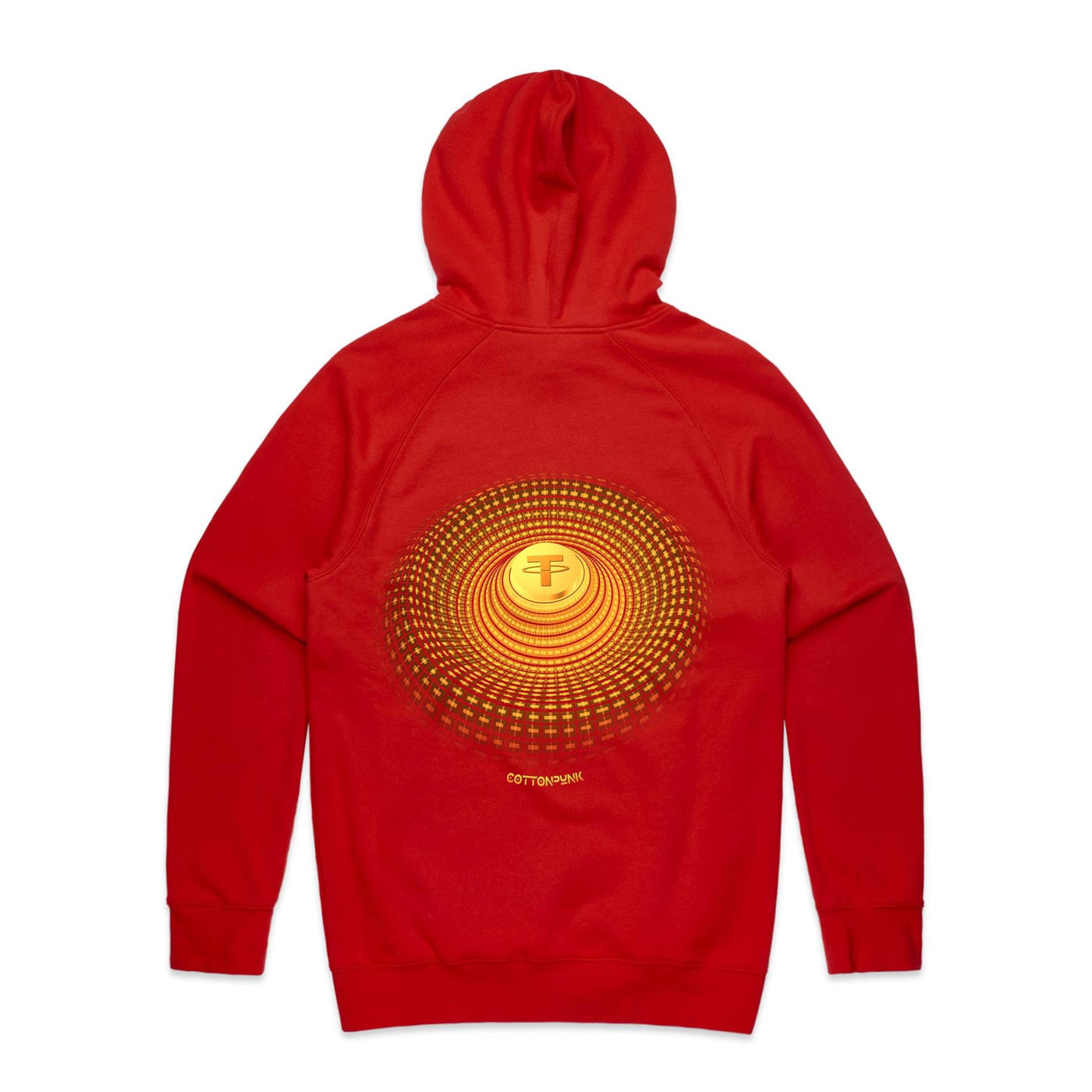 TETHER II - Mens Pocket Hoodie - BACK PRINT