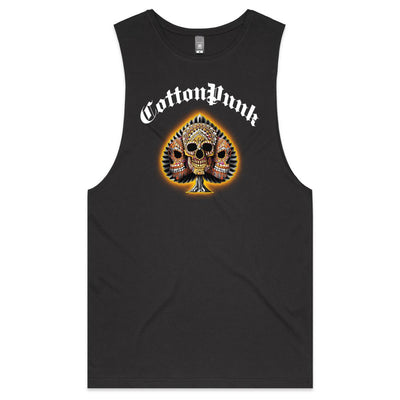 SUPPORT YOUR DEALER II - Mens Sleeveless T-Shirt - FRONT PRINT