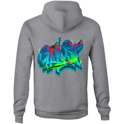 GHOST - Mens Pocket Hoodie - BACK PRINT