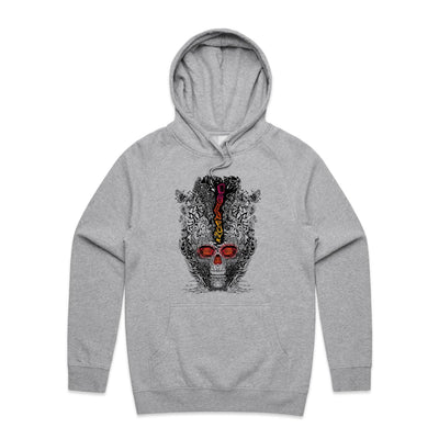 FRAGMENTED DETOX - Mens Pocket Hoodie - FRONT PRINT