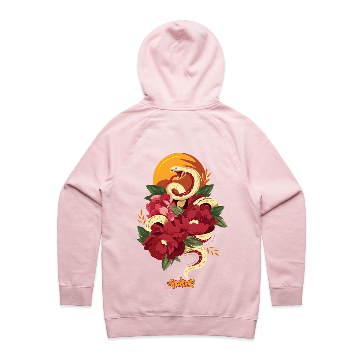 FEARless (W) - Womens Pocket Hoodie - BACK PRINT