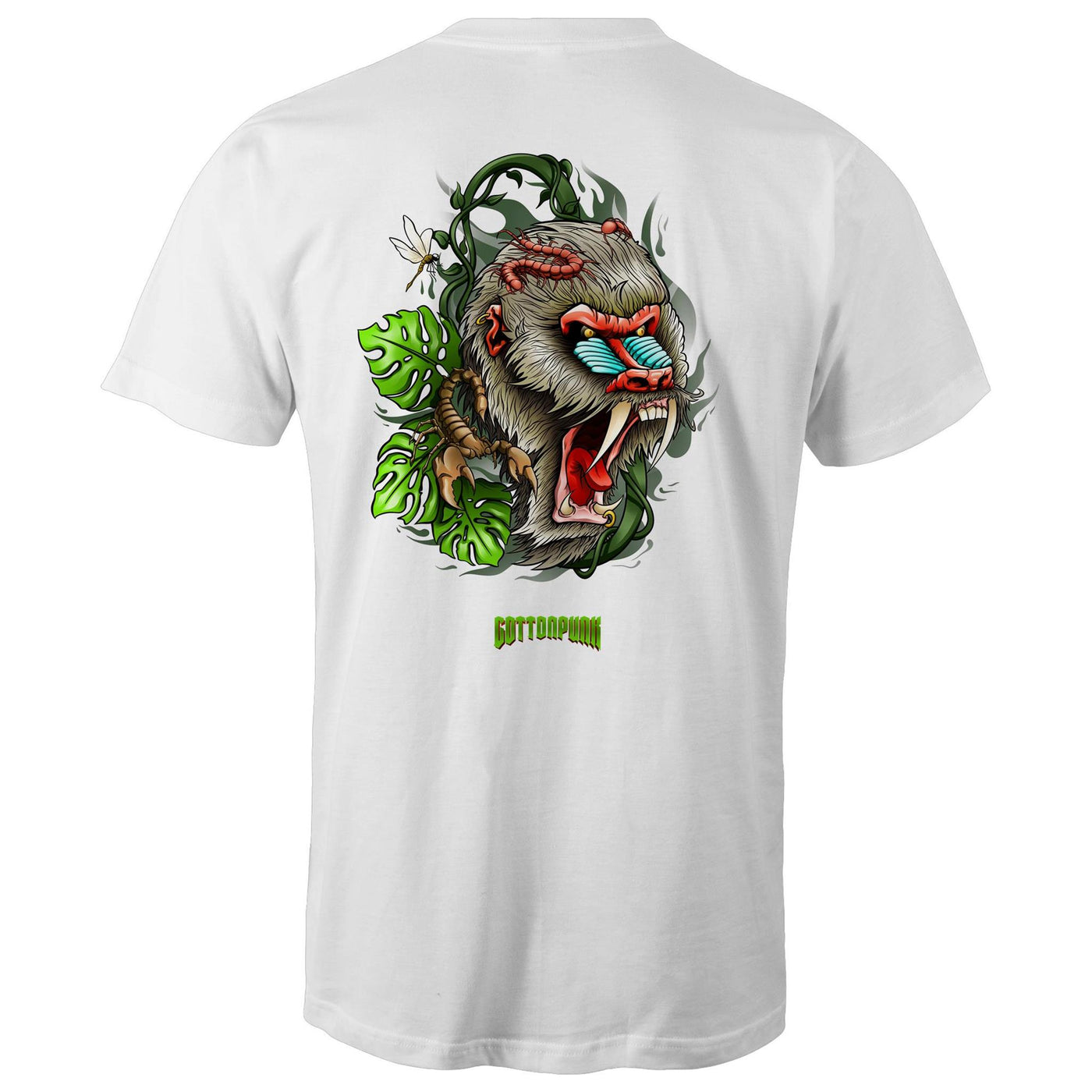 BABOON - Mens T-Shirt - BACK PRINT