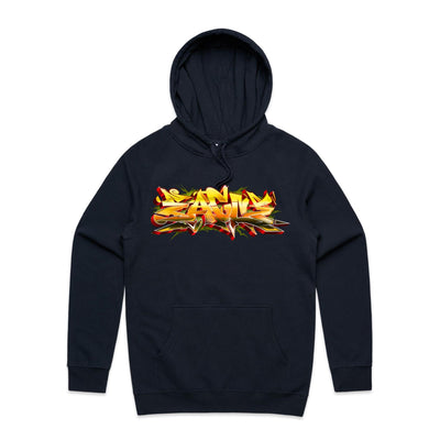 EAGLE (R) - Mens Pocket Hoodie - FRONT PRINT