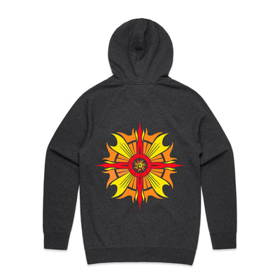 SUNDANCE II - Mens Pocket Hoodie - BACK PRINT