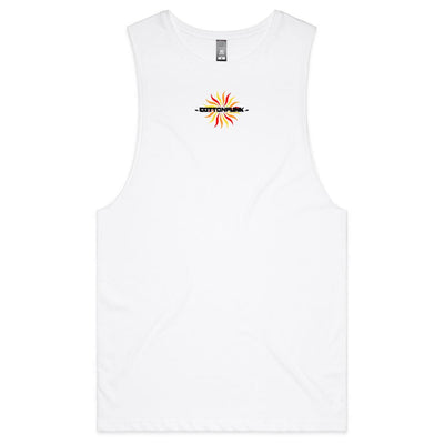 FOLLOW THE SUN II - Mens Sleeveless T-Shirt - BACK PRINT