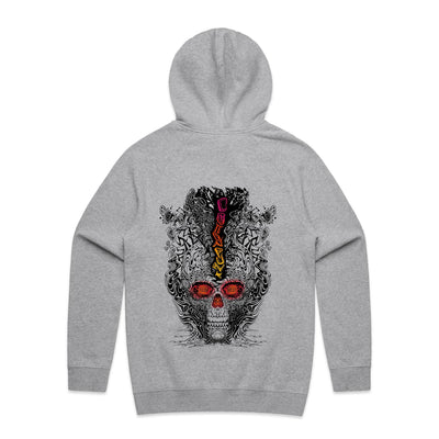 FRAGMENTED DETOX - Mens Pocket Hoodie - BACK PRINT