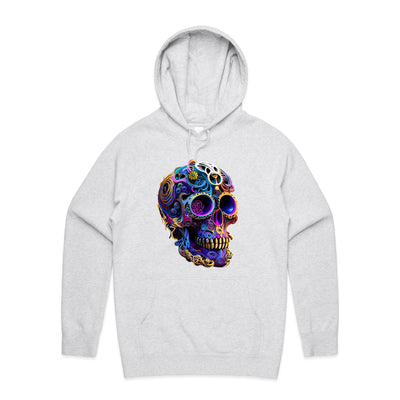 GEARS OF TIME - Mens Pocket Hoodie - FRONT PRINT