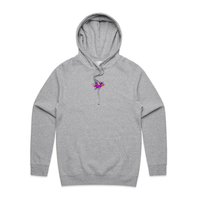 HUMMINGBIRD - Womens Pocket Hoodie - BACK PRINT