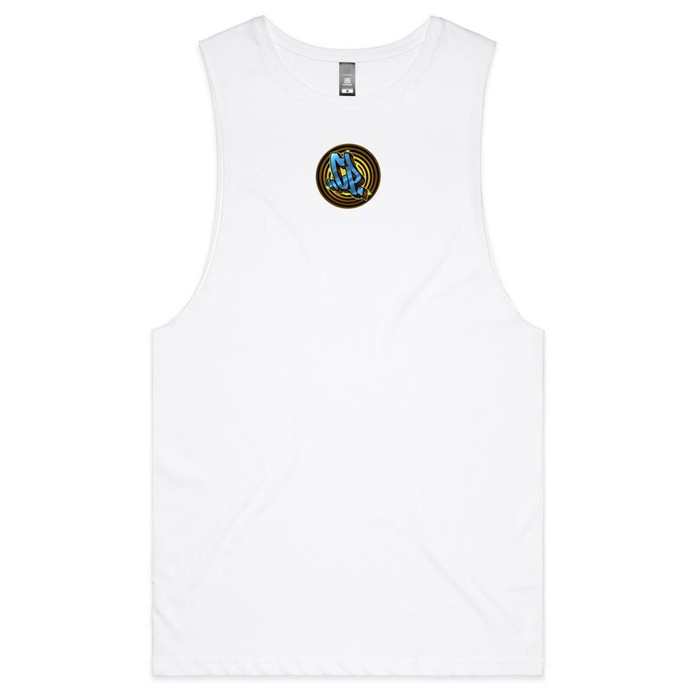 BASS IN YOUR FACE - Mens Sleeveless T-Shirt - BACK PRINT