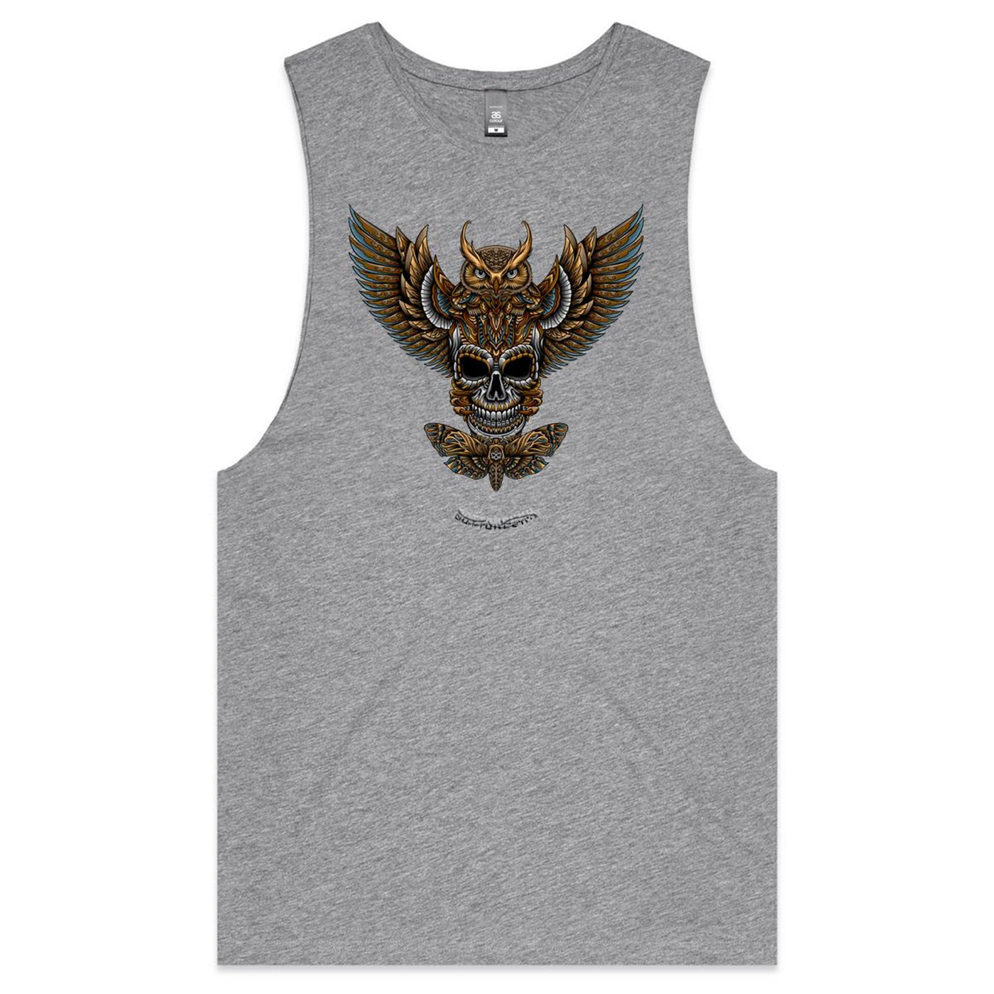 NIGHT HUNT - Mens Sleeveless T-Shirt - FRONT PRINT