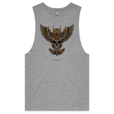 NIGHT HUNT - Mens Sleeveless T-Shirt - FRONT PRINT