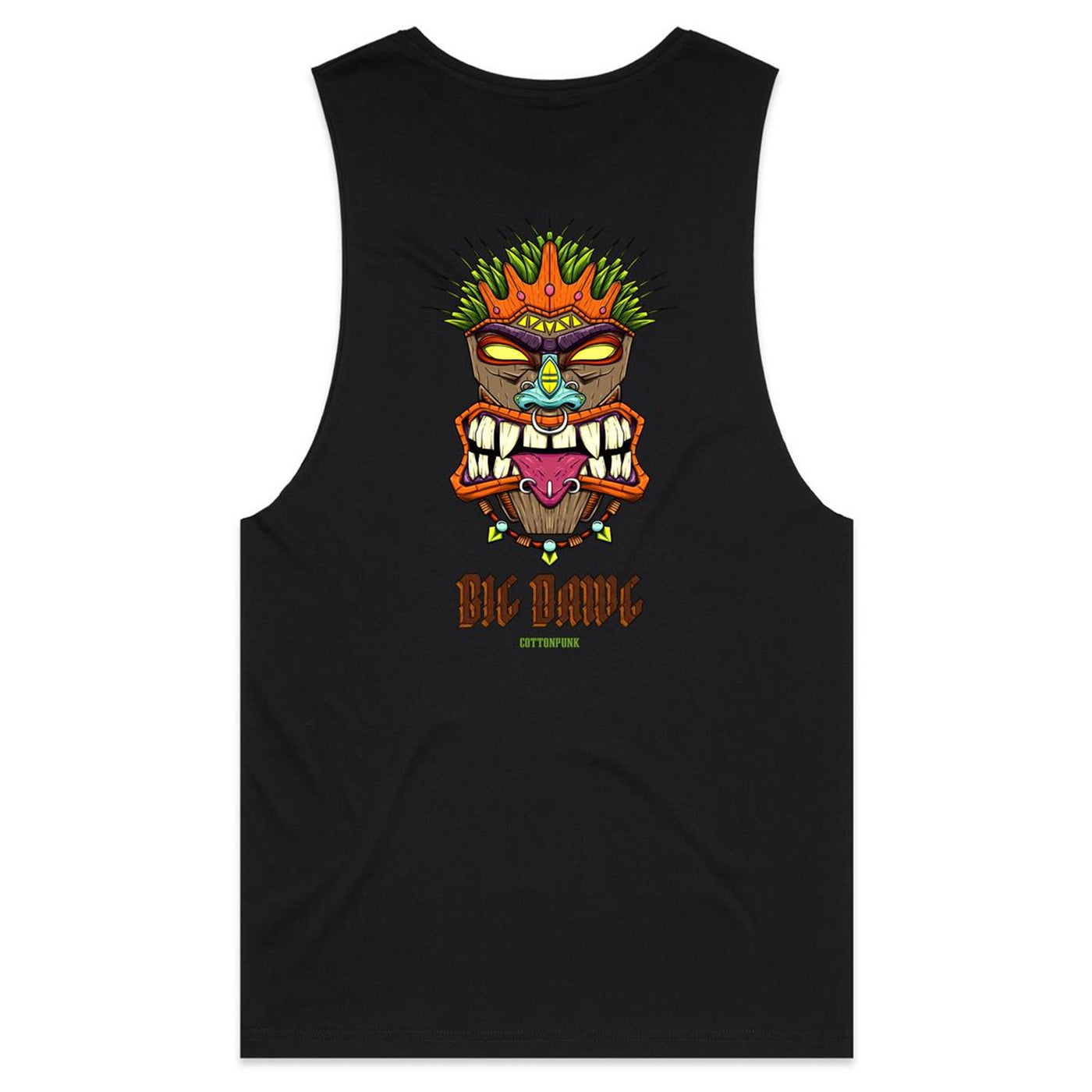 BIG DAWG - Mens Sleeveless T-Shirt - BACK PRINT