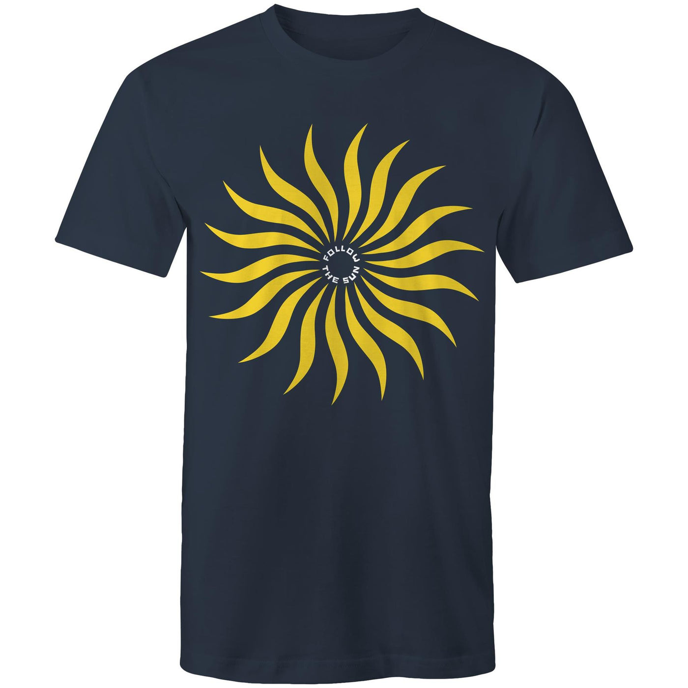 FOLLOW THE SUN II - Mens T-Shirt - FRONT PRINT