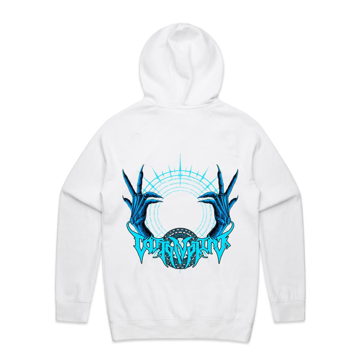 RISING - Mens Pocket Hoodie - BACK PRINT