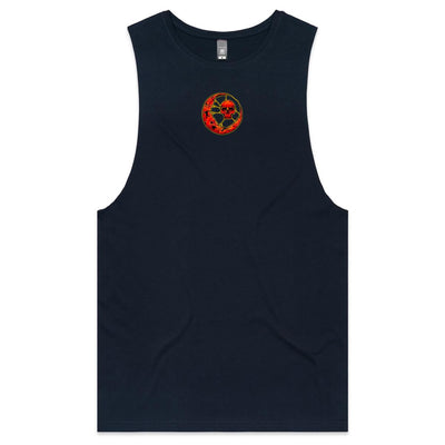 BLOOD MOON - Mens Sleeveless T-Shirt - BACK PRINT