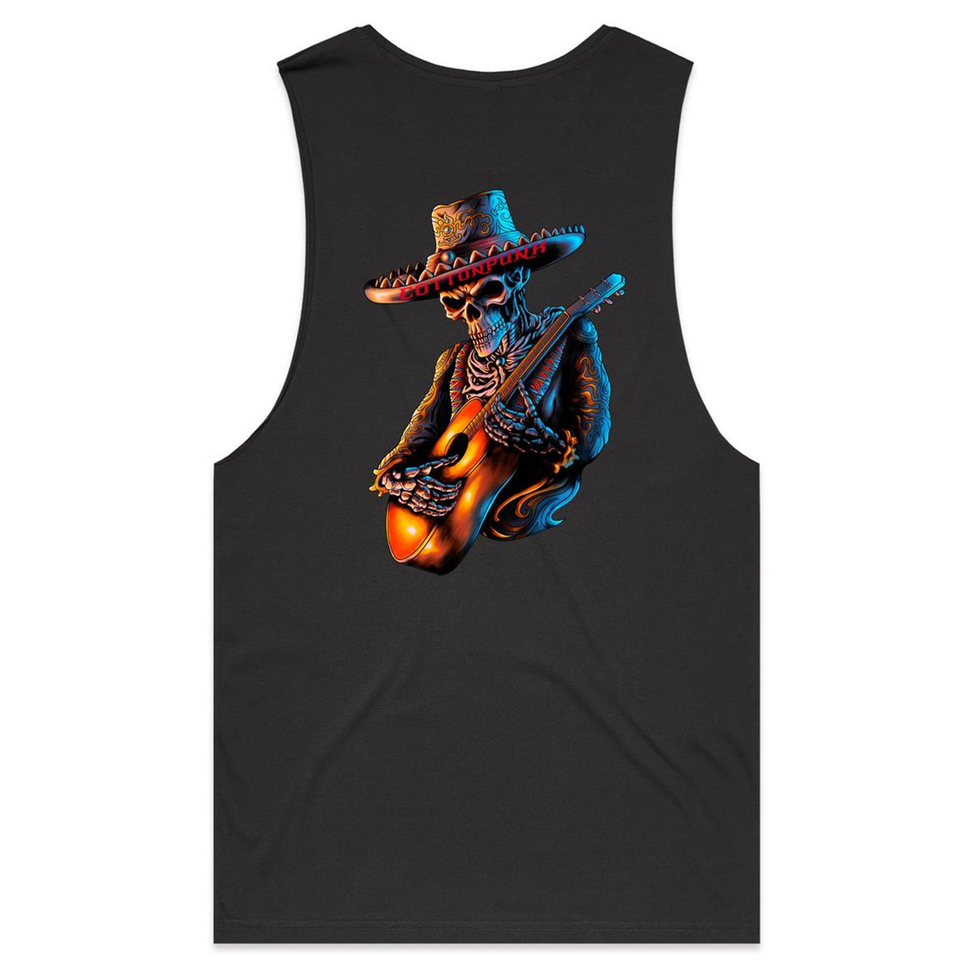 MARIACHI 2 - Mens Sleeveless T-Shirt - BACK PRINT