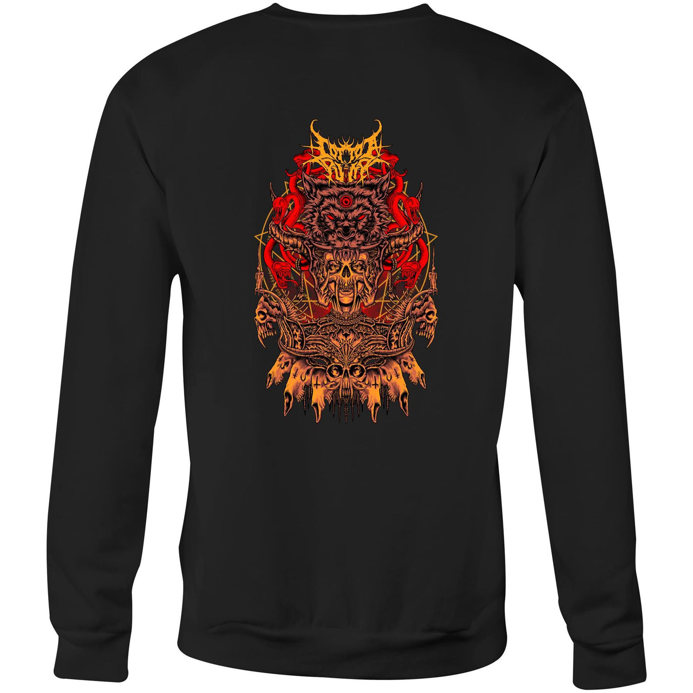 ALMOST HUMAN II - Mens Sweatshirt - BACK PRINT